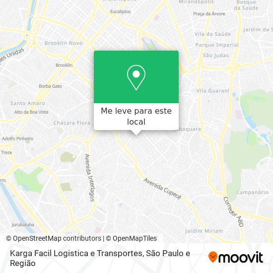 Karga Facil Logistica e Transportes mapa