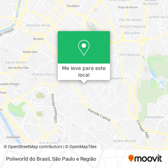 Poliworld do Brasil mapa