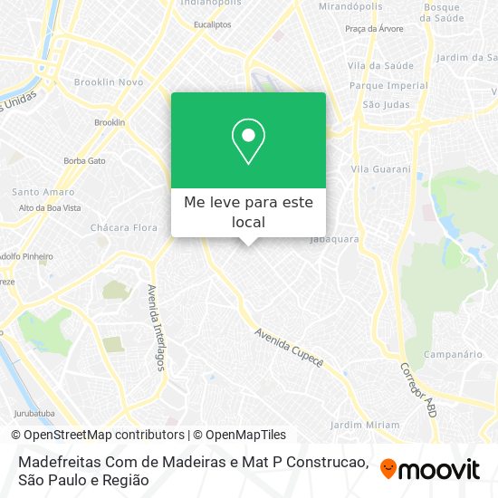 Madefreitas Com de Madeiras e Mat P Construcao mapa