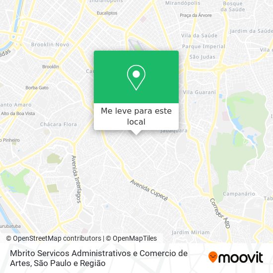 Mbrito Servicos Administrativos e Comercio de Artes mapa