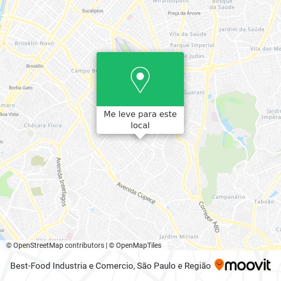 Best-Food Industria e Comercio mapa