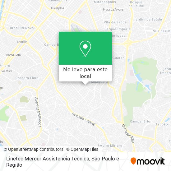 Linetec Mercur Assistencia Tecnica mapa