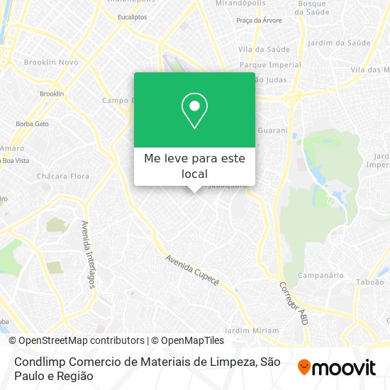Condlimp Comercio de Materiais de Limpeza mapa