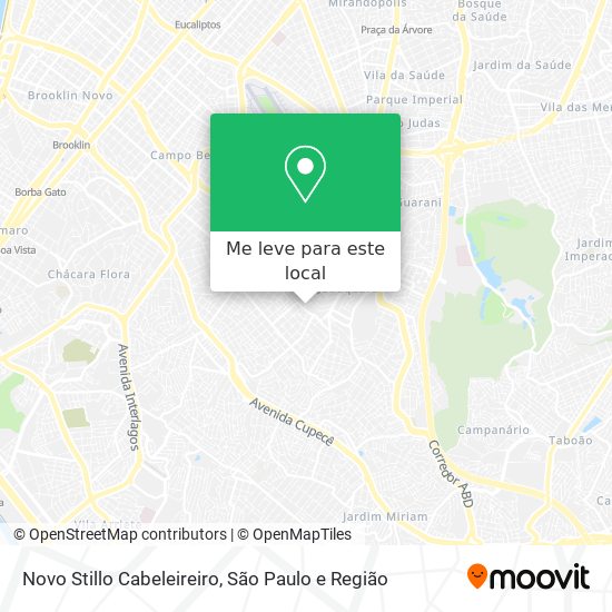 Novo Stillo Cabeleireiro mapa