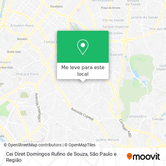 Cei Diret Domingos Rufino de Souza mapa