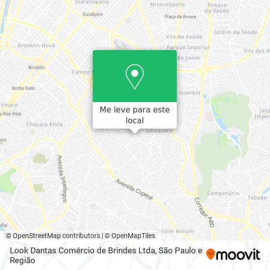 Look Dantas Comércio de Brindes Ltda mapa