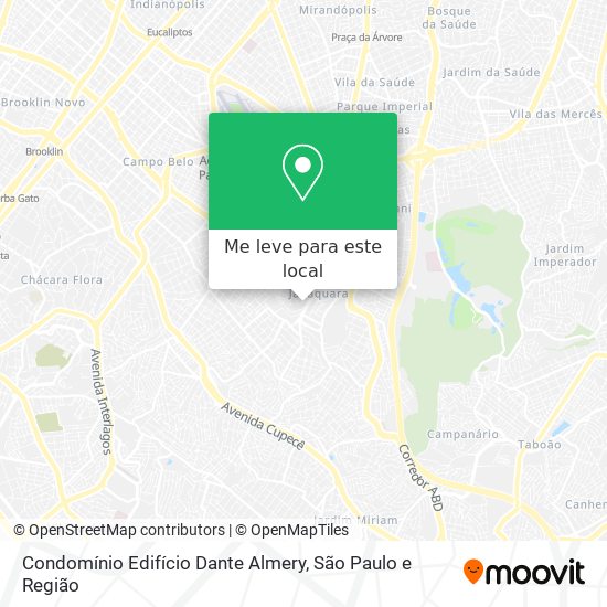 Condomínio Edifício Dante Almery mapa