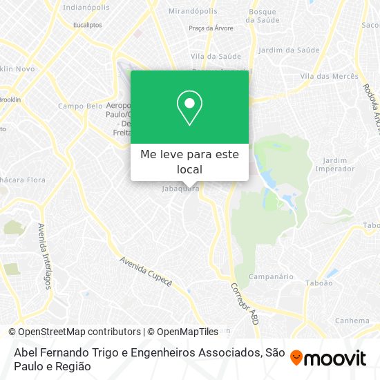 Abel Fernando Trigo e Engenheiros Associados mapa