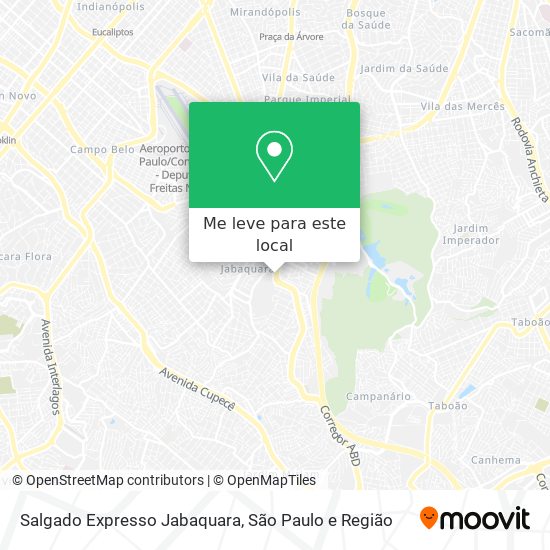 Salgado Expresso Jabaquara mapa