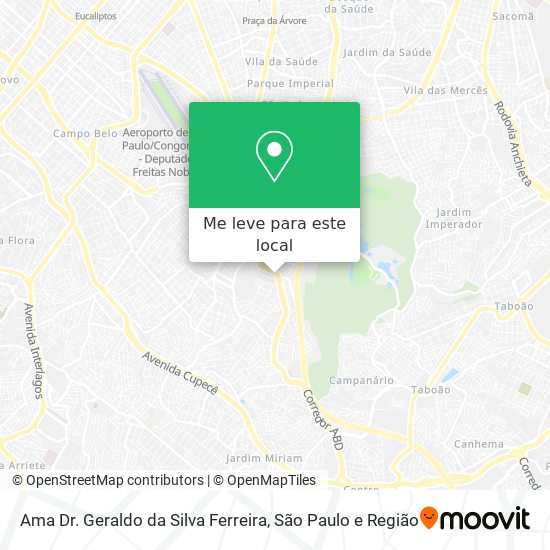 Ama Dr. Geraldo da Silva Ferreira mapa