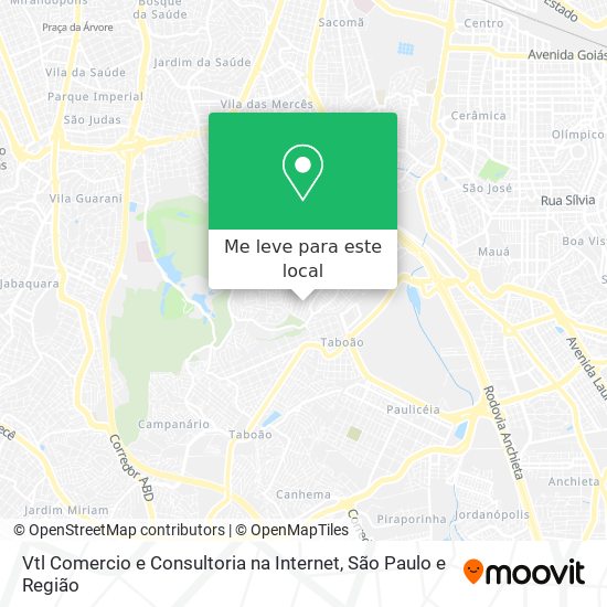 Vtl Comercio e Consultoria na Internet mapa