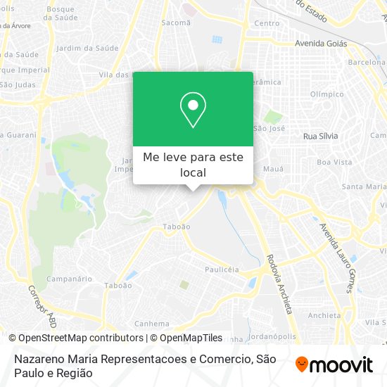 Nazareno Maria Representacoes e Comercio mapa