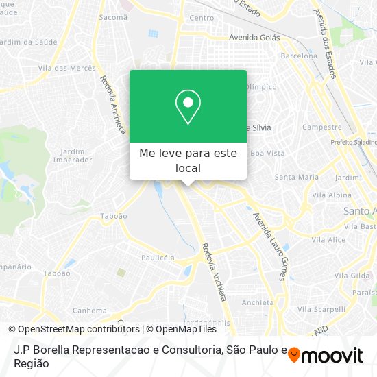 J.P Borella Representacao e Consultoria mapa