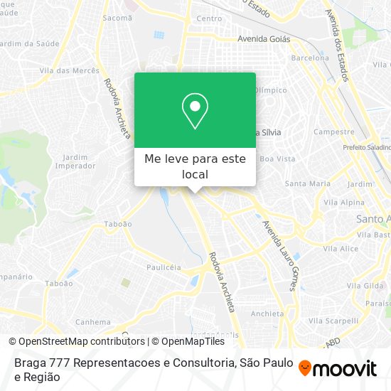 Braga 777 Representacoes e Consultoria mapa