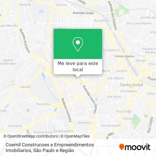 Coemil Construcoes e Empreendimentos Imobiliarios mapa