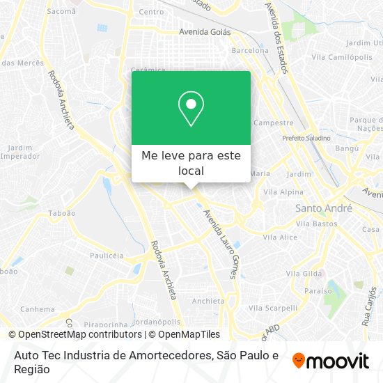 Auto Tec Industria de Amortecedores mapa