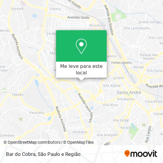 Bar do Cobra mapa
