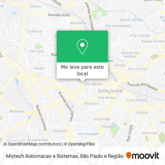 Miytech Automacao e Sistemas mapa