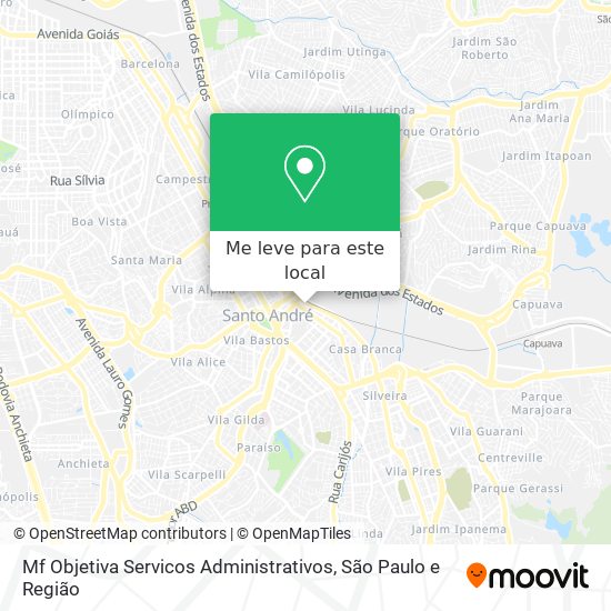 Mf Objetiva Servicos Administrativos mapa