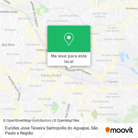 Eurides Jose Teixeira Santopolis do Aguapei mapa