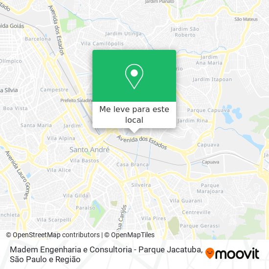 Madem Engenharia e Consultoria - Parque Jacatuba mapa