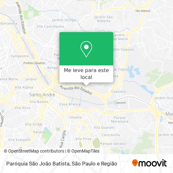 Paróquia São João Batista mapa