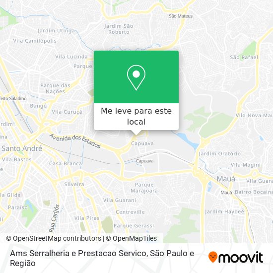 Ams Serralheria e Prestacao Servico mapa