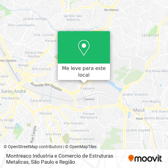 Montreaco Industria e Comercio de Estruturas Metalicas mapa