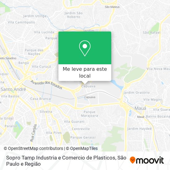 Sopro Tamp Industria e Comercio de Plasticos mapa