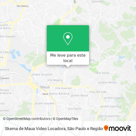 Skema de Maua Video Locadora mapa