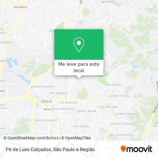 Pé de Luxo Calçados mapa