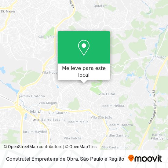 Construtel Empreiteira de Obra mapa