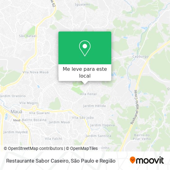 Restaurante Sabor Caseiro mapa