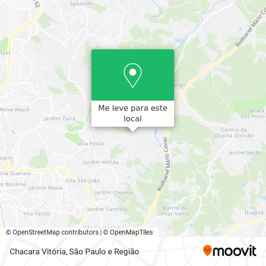 Chacara Vitória mapa