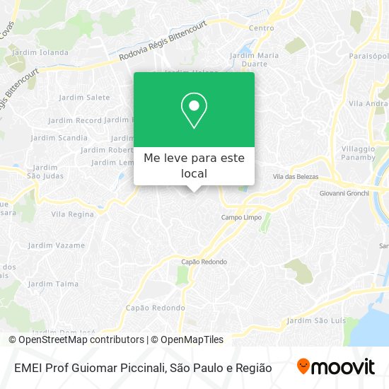 EMEI Prof Guiomar Piccinali mapa