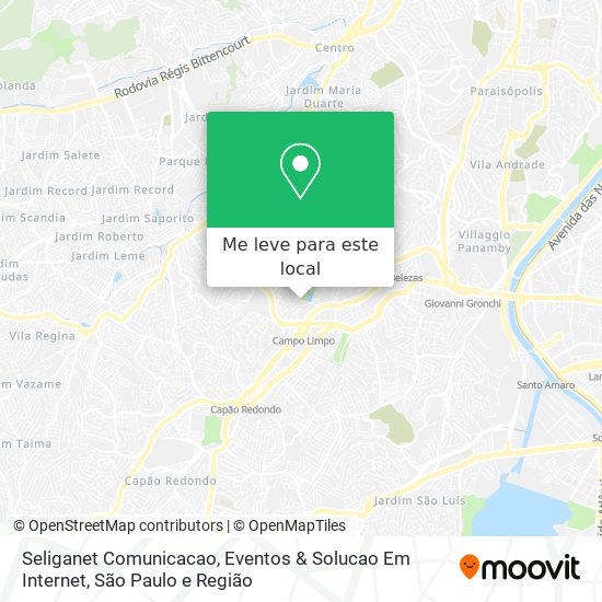 Seliganet Comunicacao, Eventos & Solucao Em Internet mapa