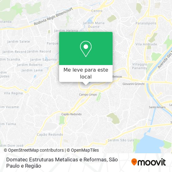 Domatec Estruturas Metalicas e Reformas mapa