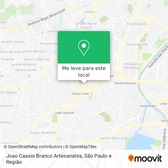Joao Cassio Branco Artesanatos mapa