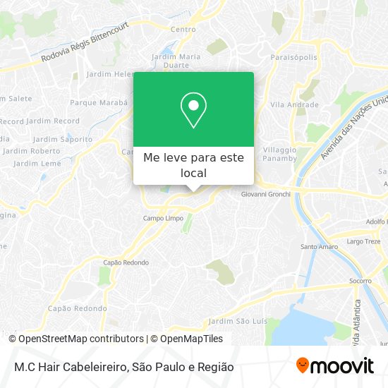 M.C Hair Cabeleireiro mapa