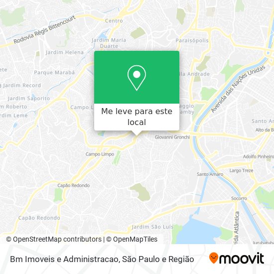 Bm Imoveis e Administracao mapa