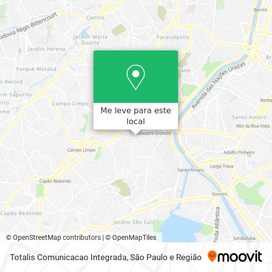 Totalis Comunicacao Integrada mapa