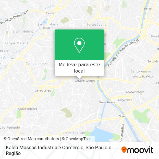 Kaleb Massas Industria e Comercio mapa