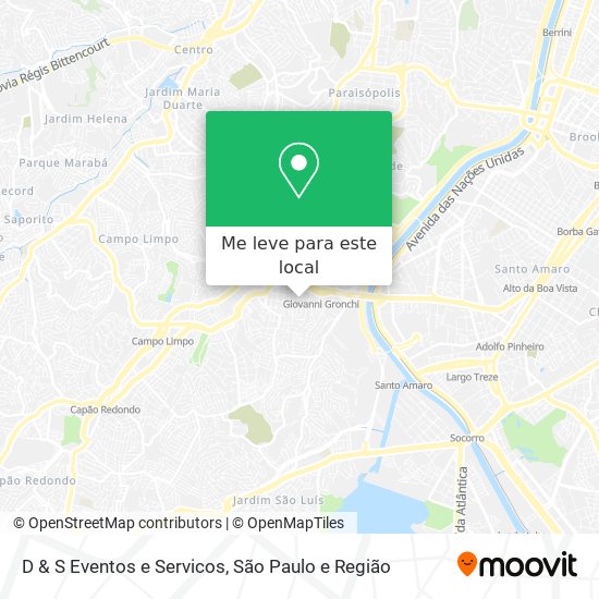 D & S Eventos e Servicos mapa