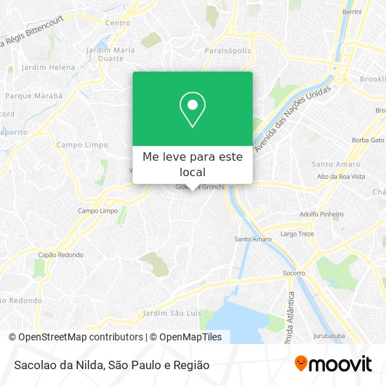 Sacolao da Nilda mapa
