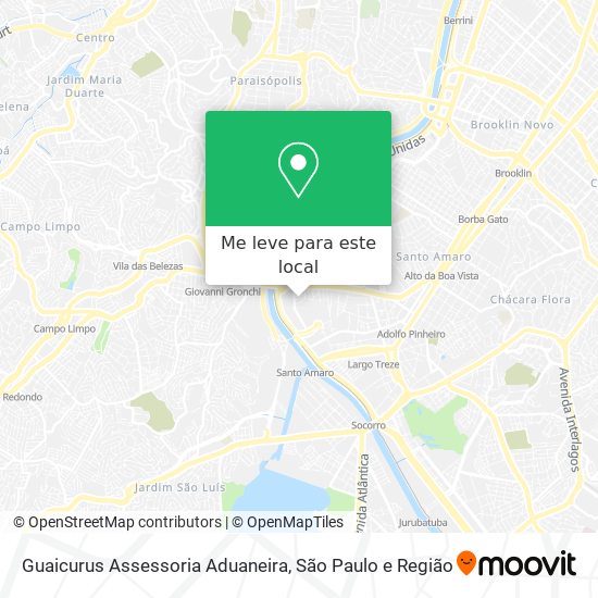 Guaicurus Assessoria Aduaneira mapa