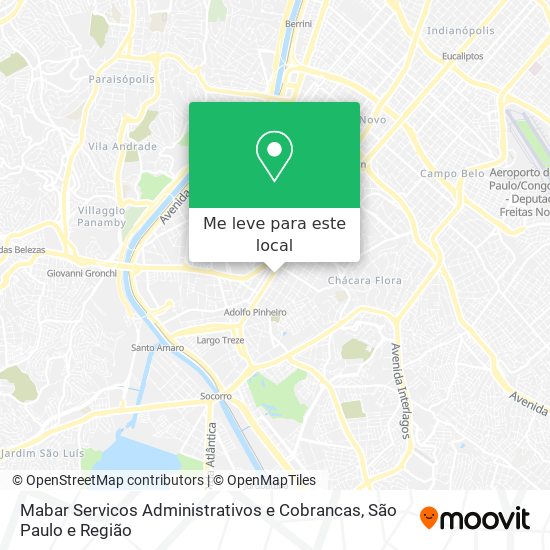 Mabar Servicos Administrativos e Cobrancas mapa