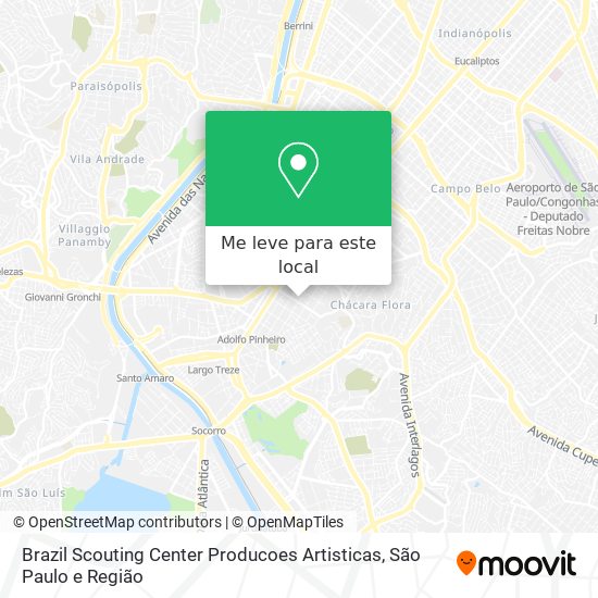 Brazil Scouting Center Producoes Artisticas mapa