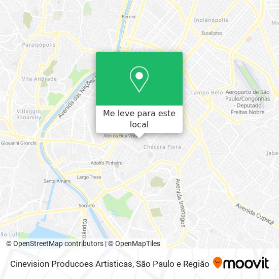 Cinevision Producoes Artisticas mapa