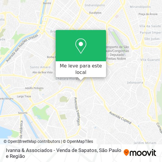 Ivanna & Associados - Venda de Sapatos mapa