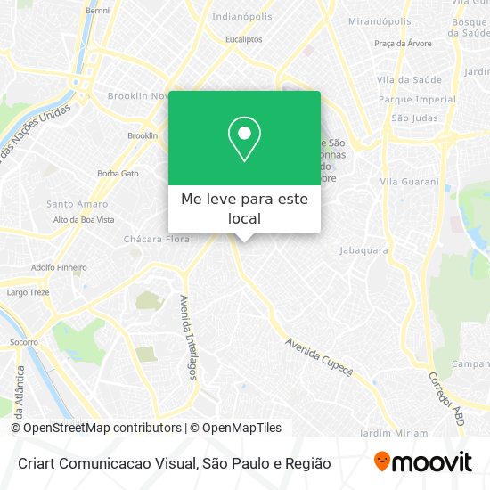 Criart Comunicacao Visual mapa